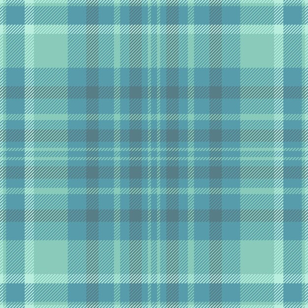 suit fabric background textile shirt plaid seamless check isolation vector texture tartan pattern in cyan and teal colors