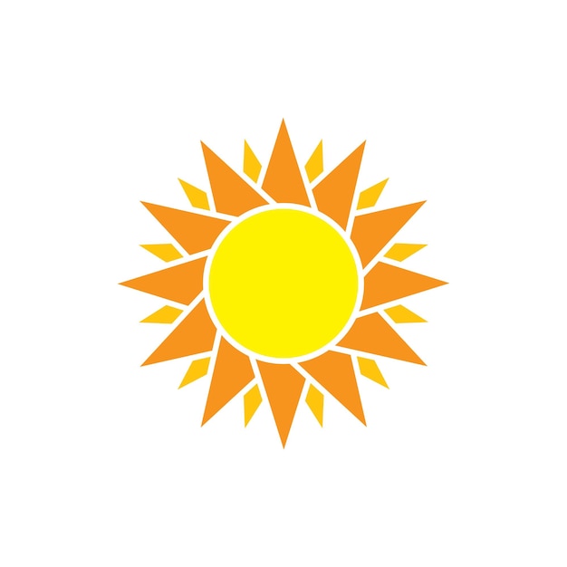 Sun logo images illustration