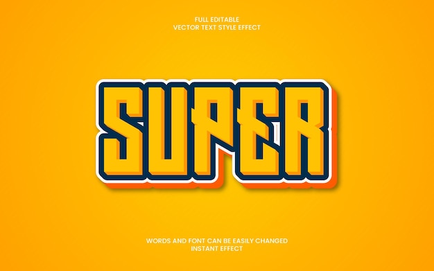super text effect
