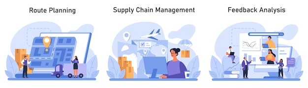 supply chain efficiency set strategic logistics from route planning through realtime tracking in