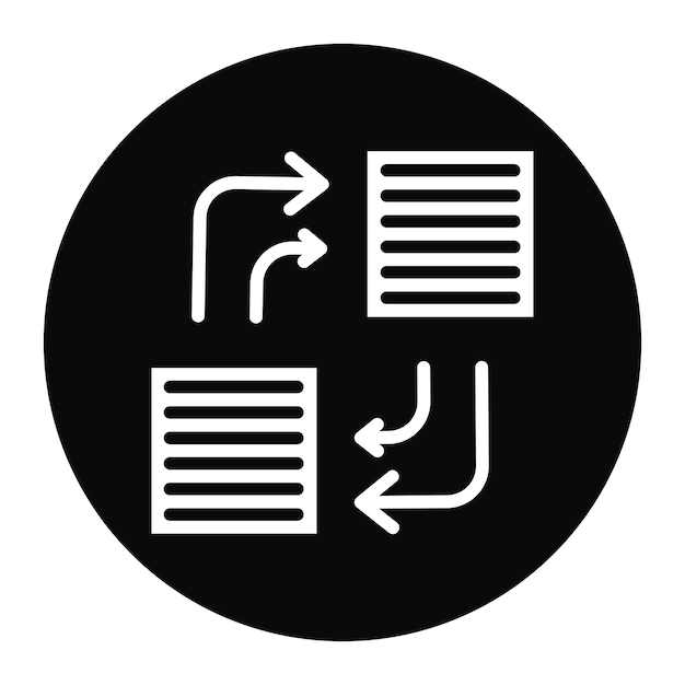Synchronization icon vector image Can be used for Business Analytics