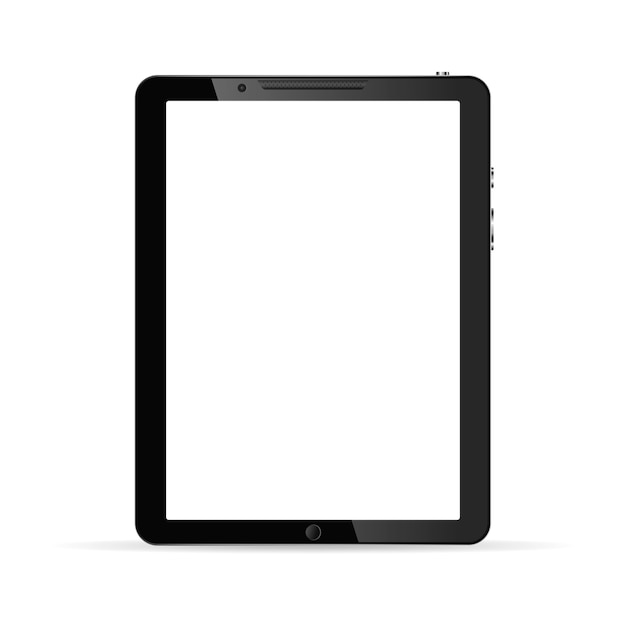 tablet computer isolated.