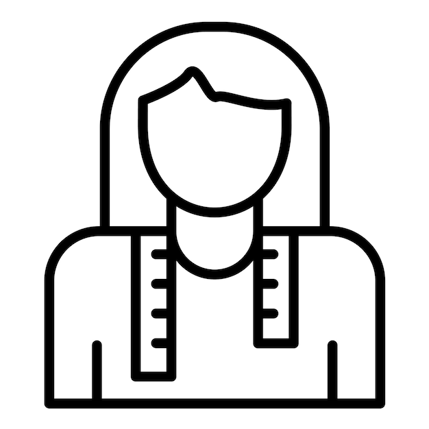 Tailoring Women Vector Illustration Style