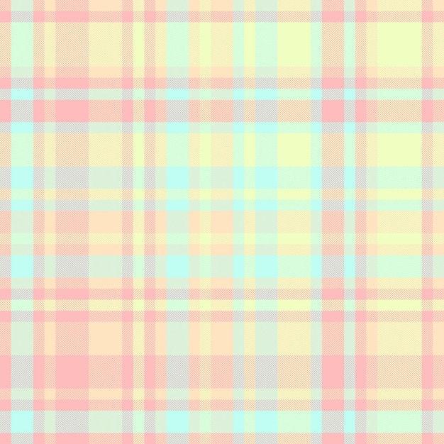 Tartan pattern check of seamless plaid vector with a fabric textile background texture