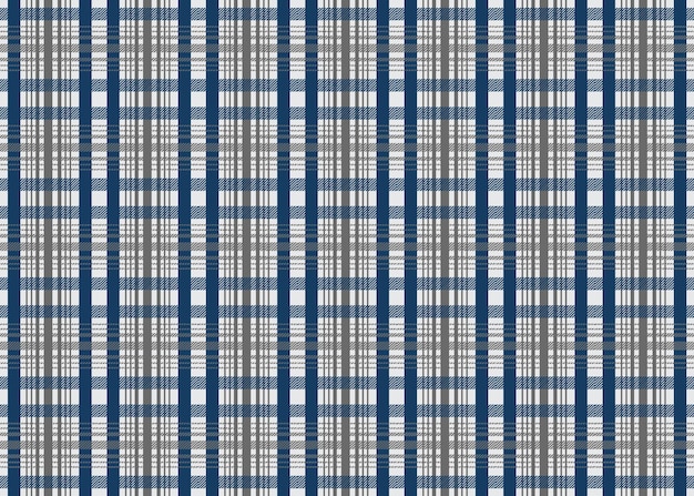 Tartan plaid pattern for autumn winter in navy blue, orange, red, yellow, beige. Seamless multicolor