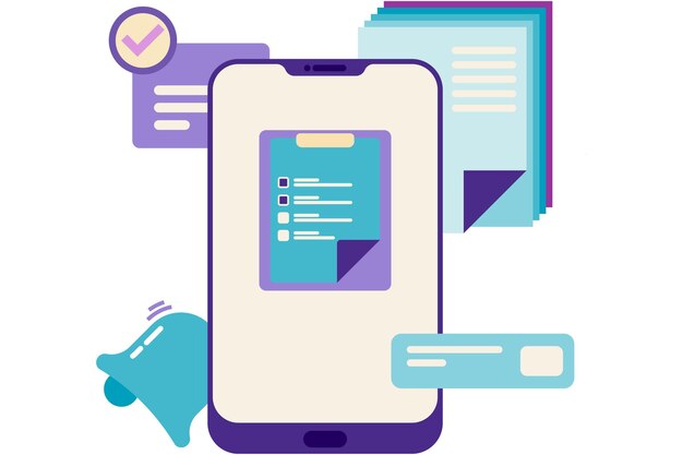 task processing application on smartphone