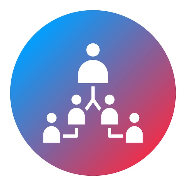 Team Hierarchy icon vector image Can be used for Product Management