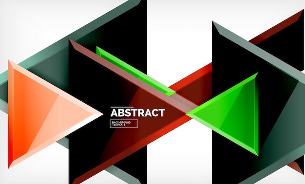 Tech futuristic geometric 3d shapes minimal abstract background