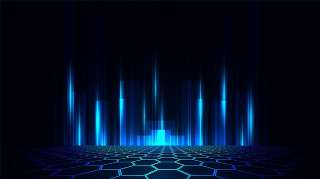 Technologické pozadí s moderními digitálními daty