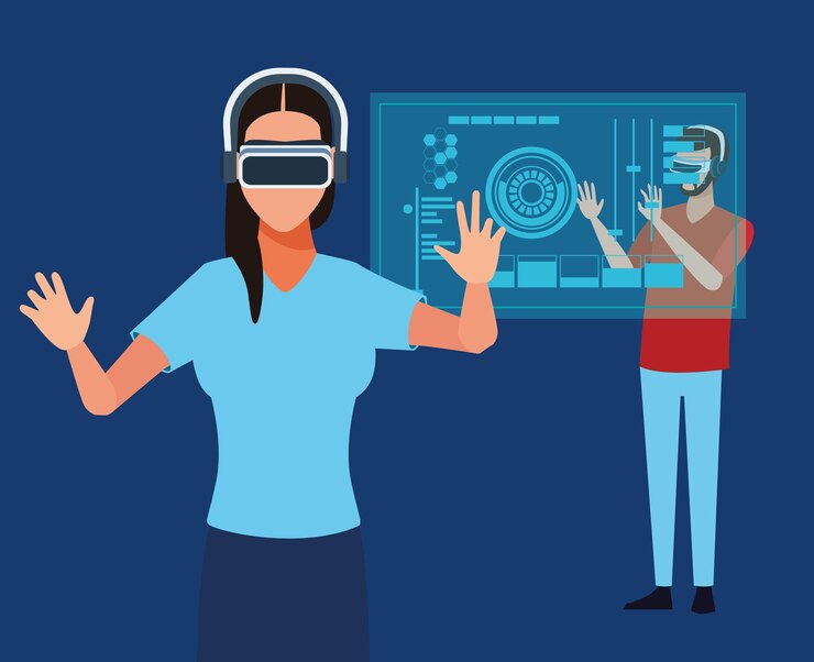Vektor technologie virtuální reality