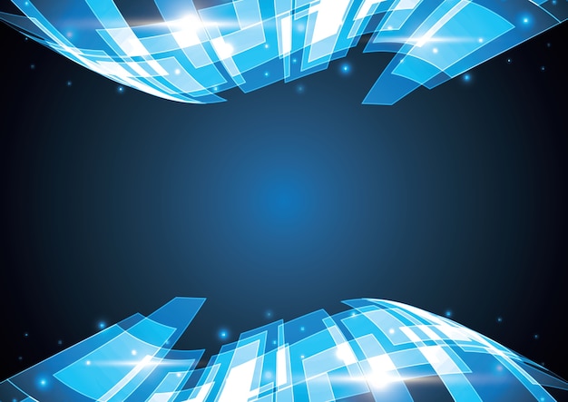 technology abstract stripe background copy-space vector illustration