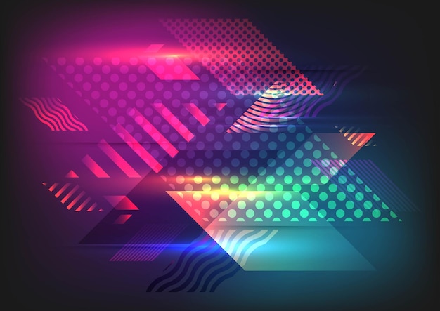 technology background color vector for web and design