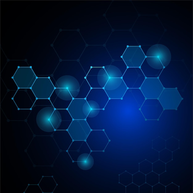 technology background with hive graphic