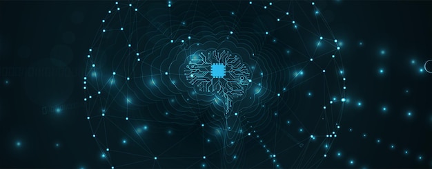 technology data background idea of global business solution