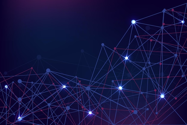 Technology network connection digital background