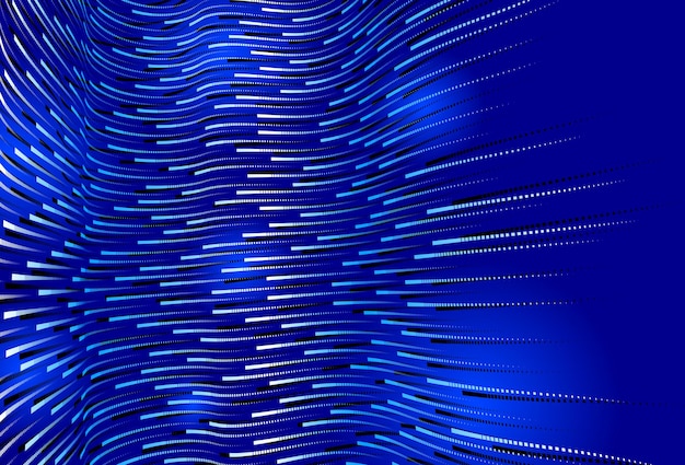 Technology vector abstract background with lines big data flow, 3D abstraction of nanotechnology and science, electronics and digital style, wire net dimensional perspective.