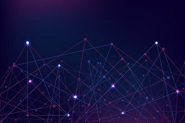 Technology wire mesh network connection digital background