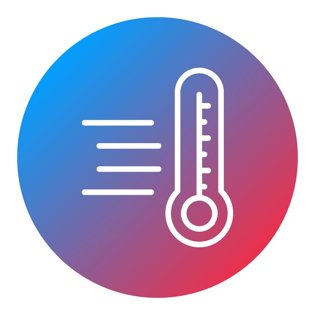 temperature icon vector image can be used for laundry