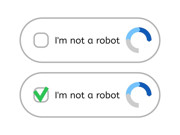 template for entering captcha i'm not a robot