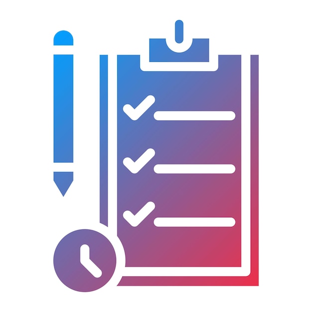 test plan icon vector image can be used for software testing