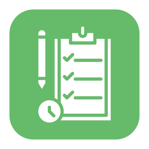 test plan icon vector image can be used for software testing
