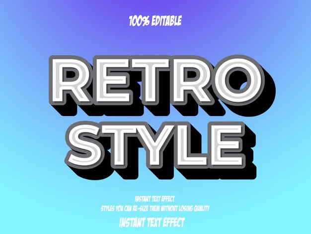 text effect for cool futuristic effect, editable text