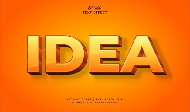 Text Effect Idea Style 3D Gradient