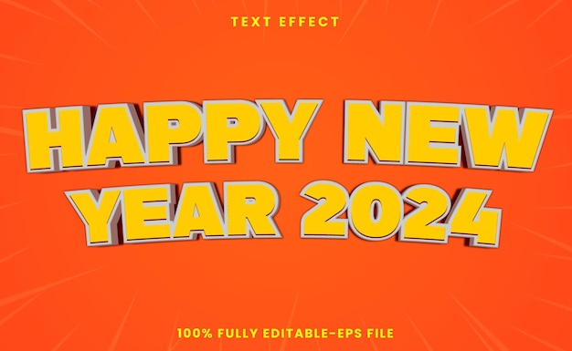 Text Effect New Year Fully Editable