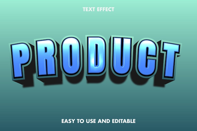 Text Effect - Product. Editable Font Style.