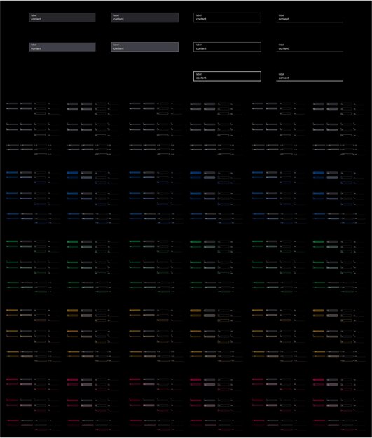 Text field error success search state Text input fields interface template set Empty input field