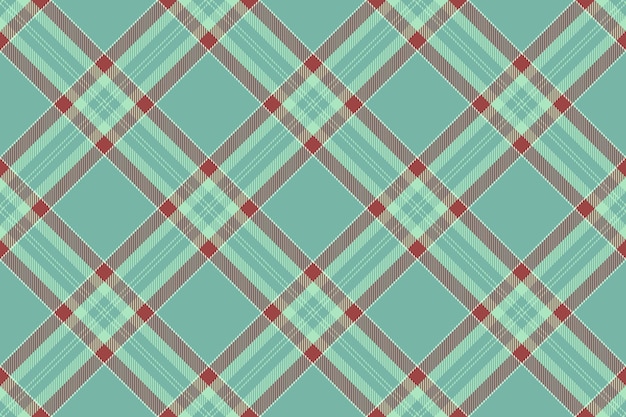 Textile background texture of vector fabric check with a pattern tartan seamless plaid