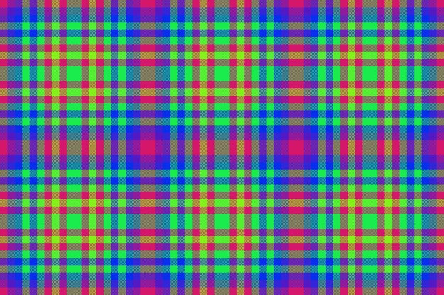 Textile check tartan Texture pattern seamless Plaid background fabric vector