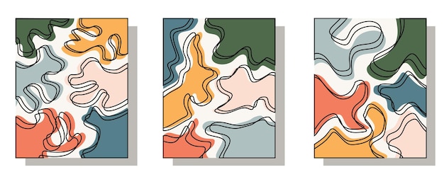 textured background of various colors with abstract shapes
