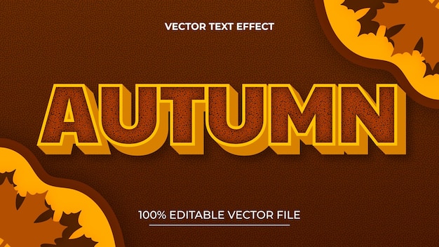 Thanksgiving Autumn Season 3D Editable Text Effect