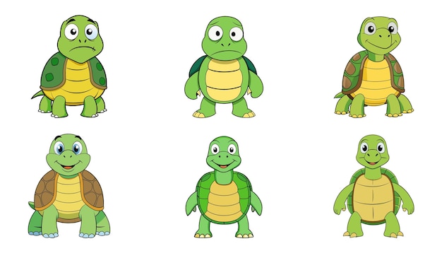 the characters of turtles that are different from the characters