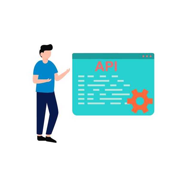 the guy is coding the api