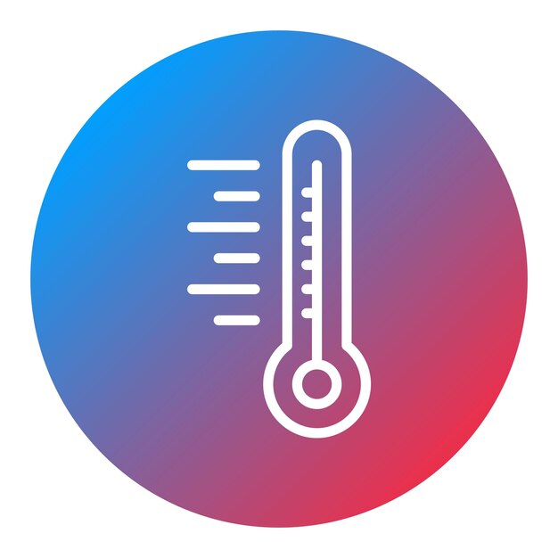 thermometer icon vector image can be used for science