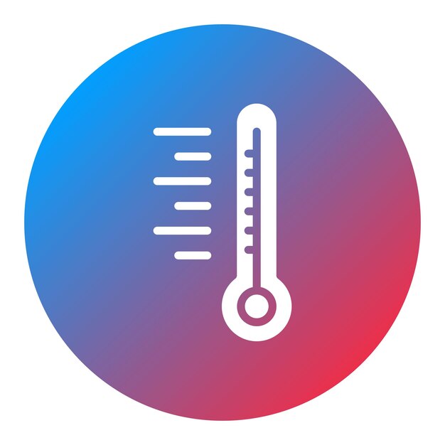 thermometer icon vector image can be used for science