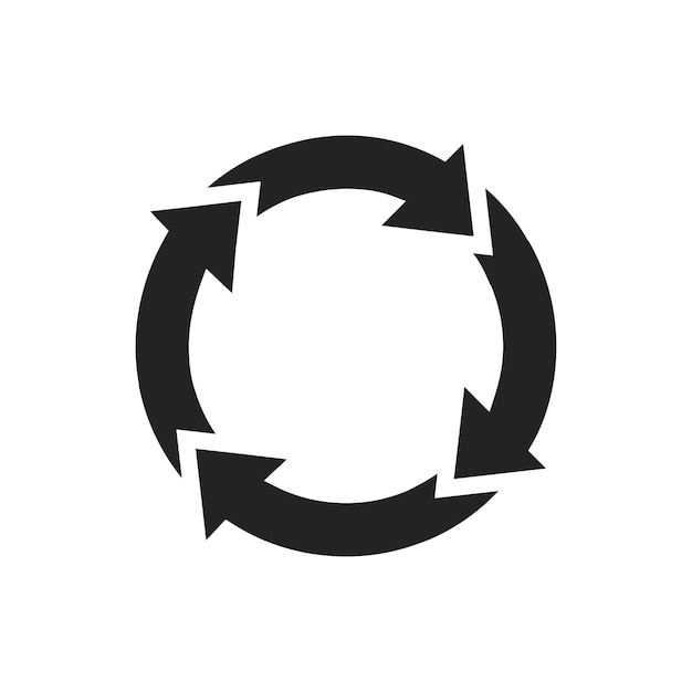 This is a circular arrow icon that symbolizes refresh and reload actions effectively