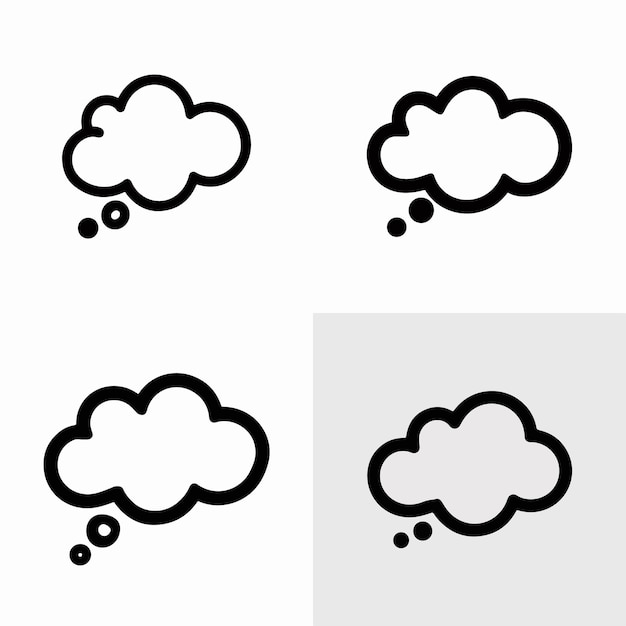 three different images of clouds and one with the words different