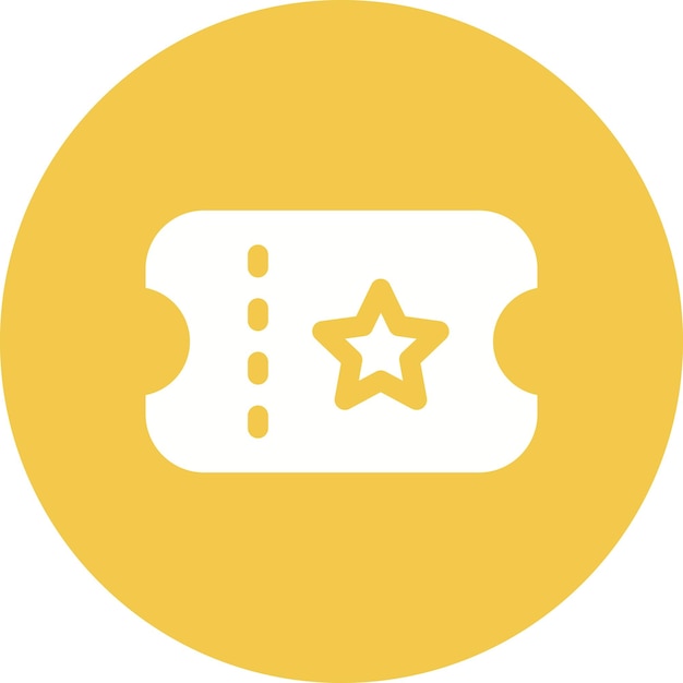 Ticket icon vector image Can be used for UI