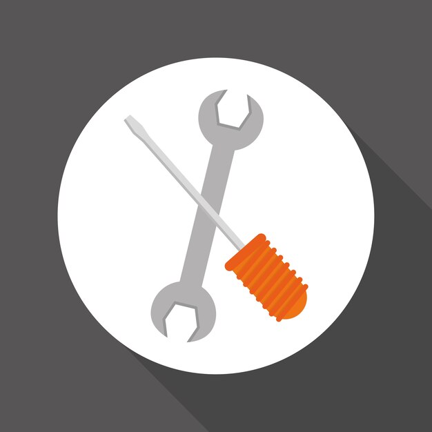 Tools concept with icon design