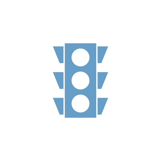 traffic light icon design templates simple and modern concept