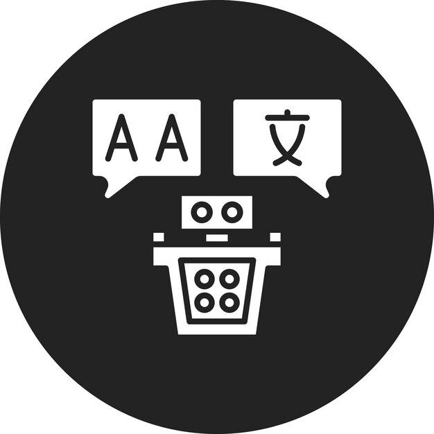 Translator icon vector image Can be used for Artificial Intelligence