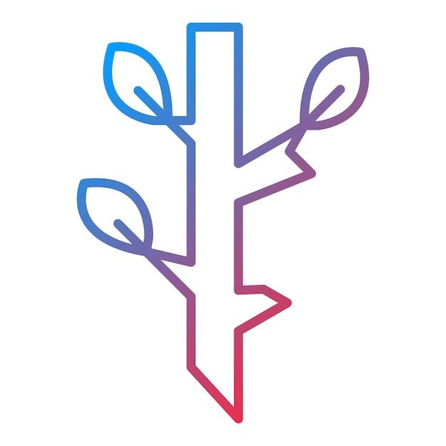 Tree Branch icon vector image Can be used for Spring