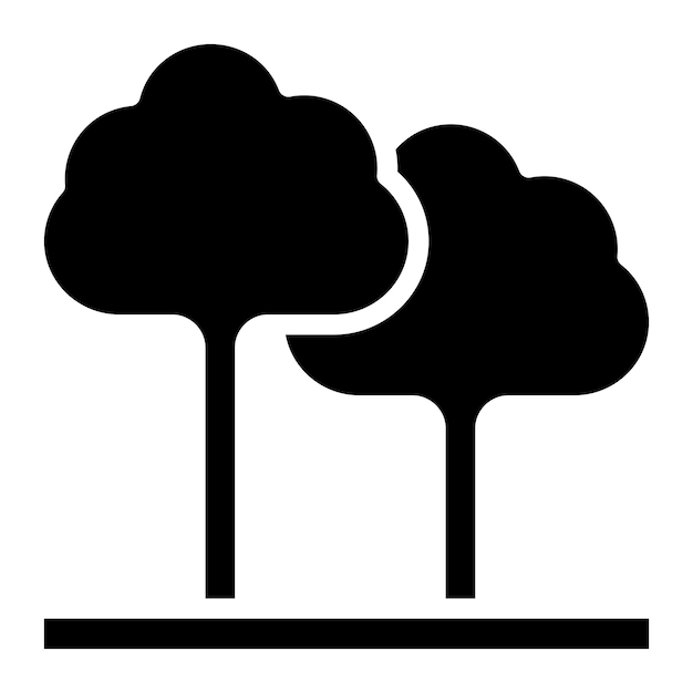 tree icon vector image can be used for world environment day