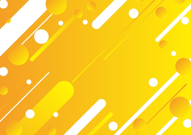 Trendy modern abstract background yellow and white colors
