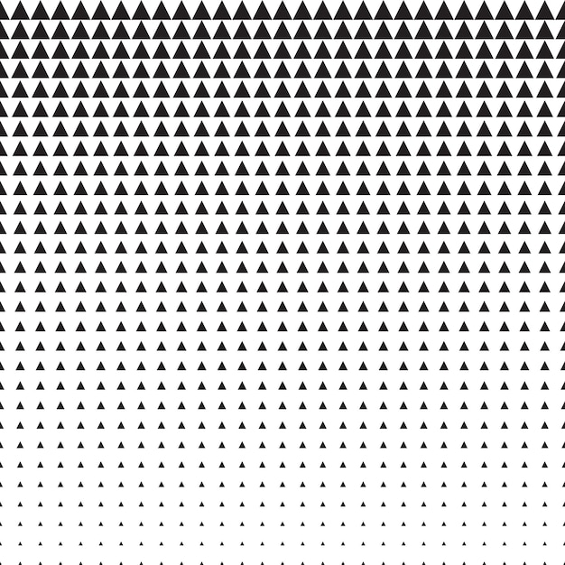 Triangles Halftone Pattern