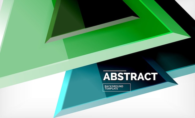 Triangular low poly background design multicolored triangles
