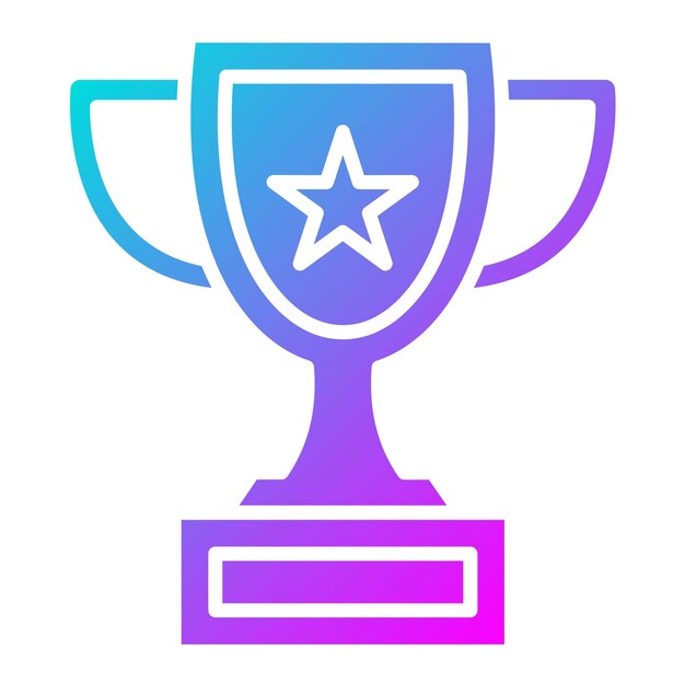 Trophy vector icon Can be used for Sports iconset